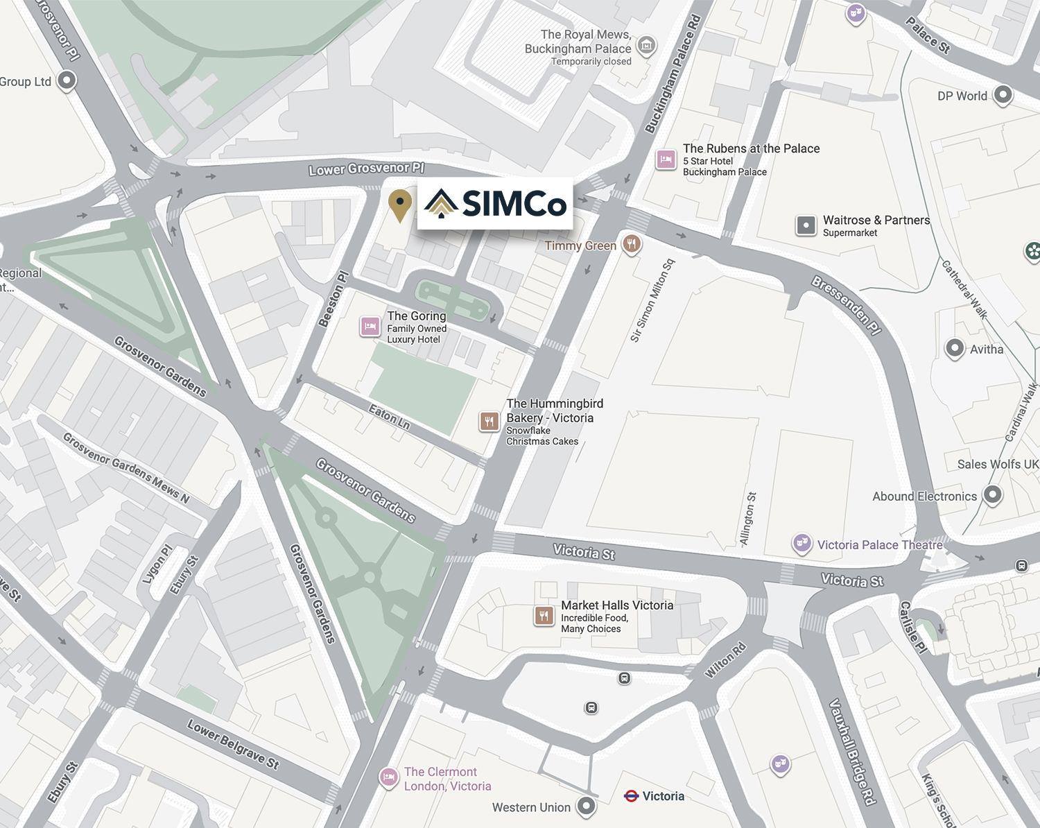 SIMCo map